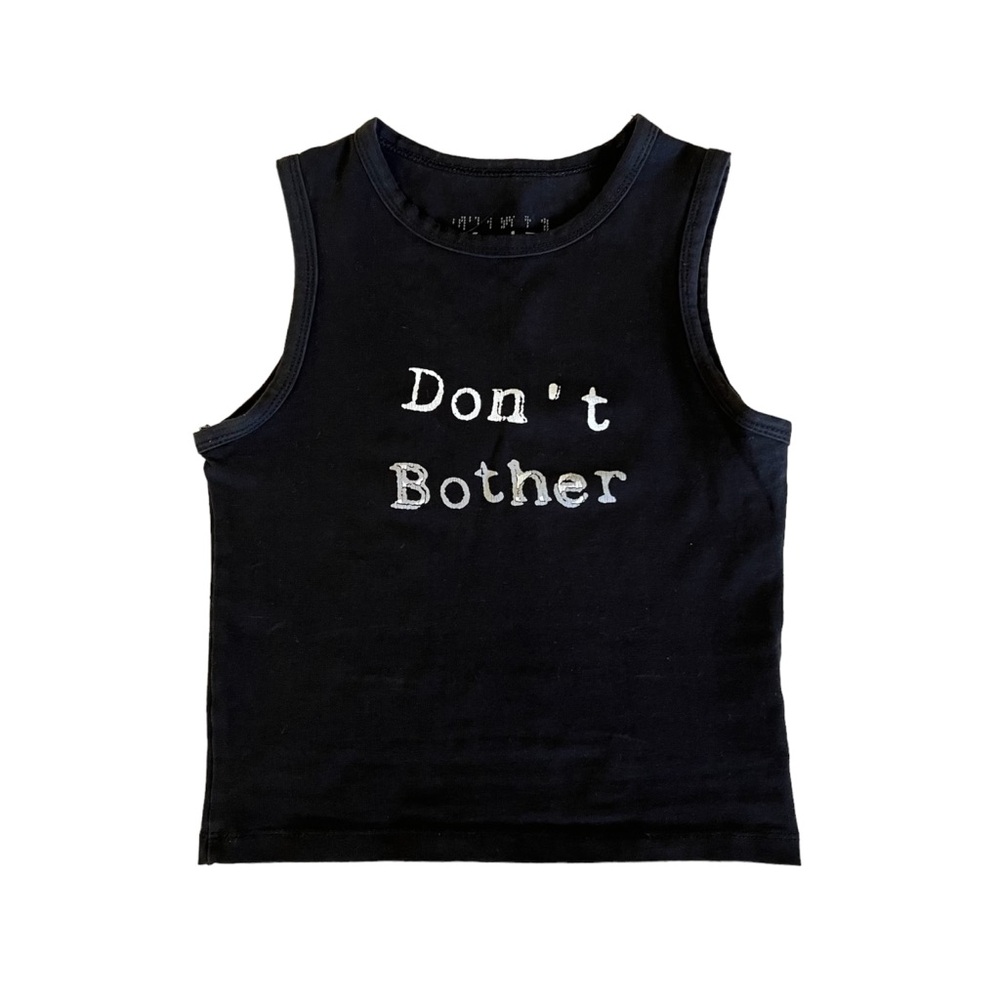 Y2K Don’t Bother Cropped Tank